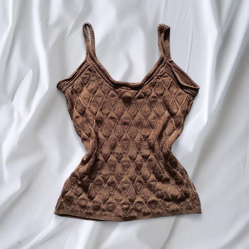 Diamond Knit Tank Top